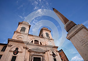 Church of Triniti dei Monti, Rome photo