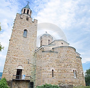 The church of Tsarevets castle stronghold in Veliko Tarnovo, Bulgaria.