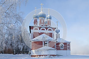 At the church of Tsarevich Dimitri \