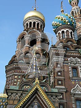 Church of Vasiliy the blessed in St. Petersburg