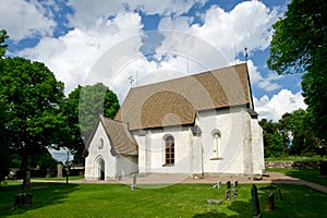 The church in Vasteraker, Uppland, Sweden