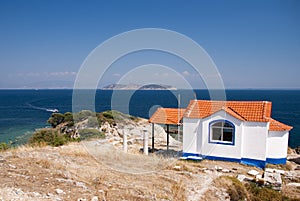 Church view over the sea