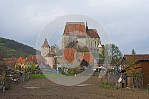 Church and Village of Biertan in Transylvania,