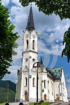 Kostel v obci Cernova, Slovensko