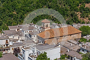 Church at village Pampaneira in Spain