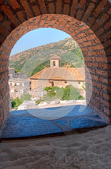 Church at village Pampaneira in Spain