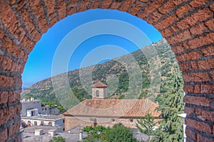 Church at village Pampaneira in Spain