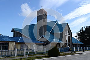 The Church in the village of Porvenir.