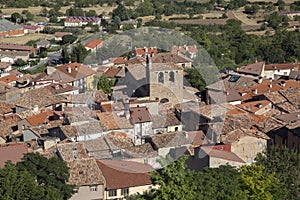 Church and Village, Poza de la Sal, Burgos photo