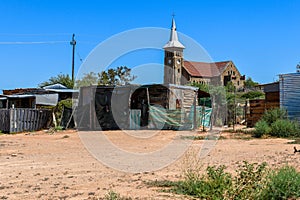 Church of a village on route 62, South Africa