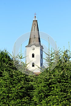 Kostol v obci Smižany na Slovensku