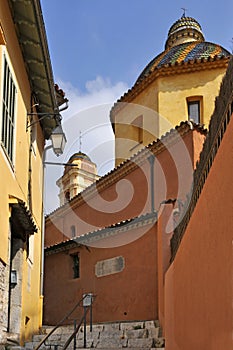 Church village of Vence in France