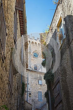 Church in the village Viviers in the Ardeche region of Fran