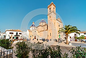 Church of the Virgin de Consuelo in Altea town, Spain