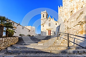 Church of the Virgin of Ermitana (1714) in Peniscola, Spain.