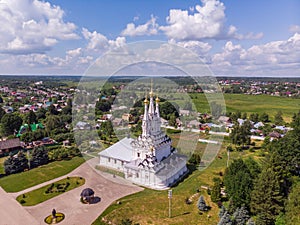 Church of the Virgin Hodegetria on a sunny day, Vyazma, Smolensk region, Russia