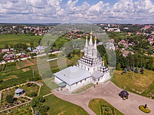 Church of the Virgin Hodegetria in sunny day, Vyazma, Smolensk region, Russia.