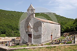 Church of Virgin Mary of Lakuc in Draga podno Dvigrada, Croatia
