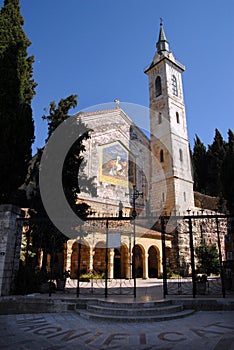 The Church of the Visitation in Ein Karem