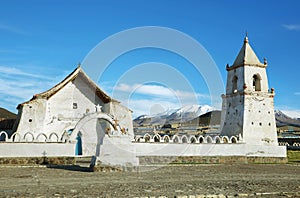 Church in the Volcano Isluga National Park photo