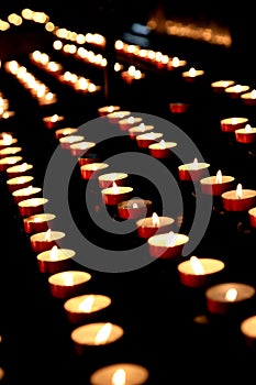 Church Votive Candles photo