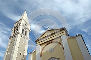 Church in Vrsar, Istria, Croatia
