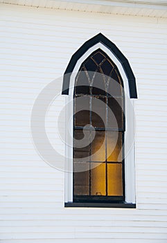 Church Window Peggy's Cove Nova Scotia Canada