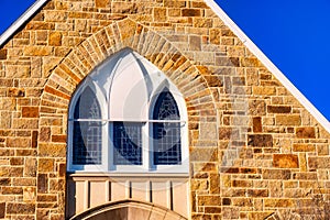 Church Window in Springdale, Arkansas photo