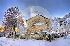 Church Sveta Troitsa during winter photo