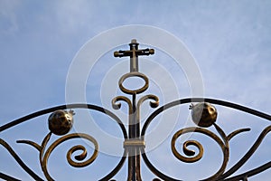 Church Wrought Iron Fence