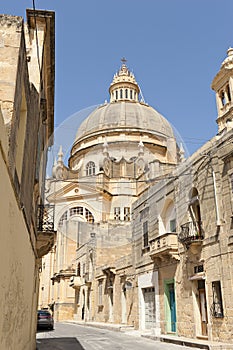 Church in Xewkija, Gozo, Malta photo