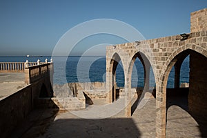 Church yard in Batroun