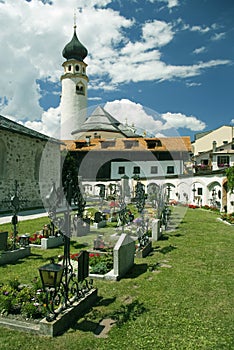 Church yard and cemetary