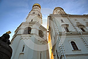 Churches of Moscow Kremlin. Color photo