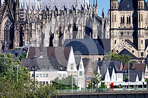churches in the old town of cologne