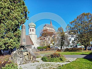 Churches and streets of Rankweil