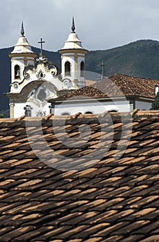 The churches of SÃ£o Francisco and Nossa Senhora do Carmo in Mar