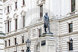 Churchill War Rooms and Robert Clive Memorial in London