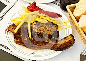 Churrasco de ternera - popular grill dish in Spain photo