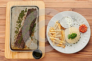 Churrasco steak plate