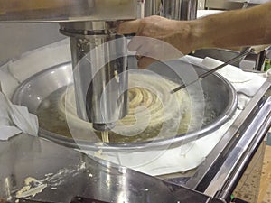 Churros elaboration process