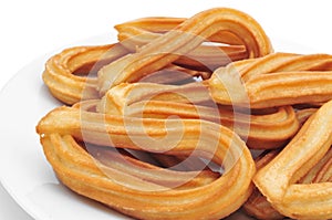 Churros typical of Spain