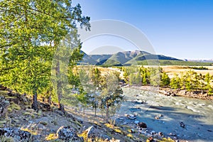 Chuya River in the Altai Mountains