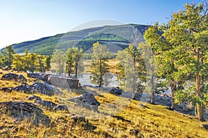 Chuya River in the Altai Mountains