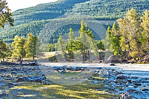 Chuya River in the Altai Mountains