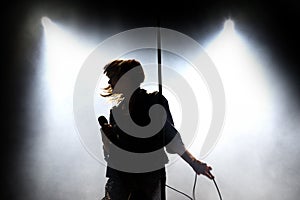 Chvrches (Scottish electronic band) in concert at Heineken Primavera Sound 2014 Festival (PS14)