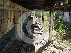 Chyhyryn Nuclear Power Plant. The building of the abandoned Ukra