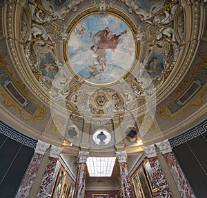 ChÃ¢teau de Chantilly, interiors and details, Oise, France