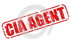 CIA AGENT stamp text