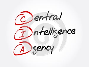 CIA - Central Intelligence Agency acronym